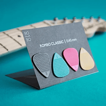 ROMBO Pick Set Classic Mixed Colors (4 Guitar Picks) .45mm