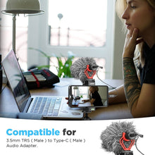 BOYA by-K2 3.5mm TRS Male to Type-C Male Adapter Cable