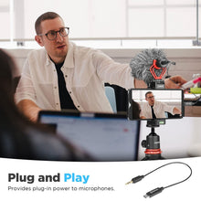BOYA by-K2 3.5mm TRS Male to Type-C Male Adapter Cable