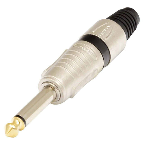 Proel S2CPROBK 6.3mm-1/4" Mono Jack Black Ring