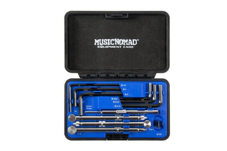 Music Nomad MN609 KEEP IT SIMPLE, SETUP (KISS)™ Starter Kit Bundle - 6 pc. Gauge Set, 26 pc. Guitar Tech Tool Set, 11 pc. Truss Rod Wrench Set