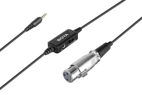 Boya BY-BCA6 XLR to 3.5mm Plug Microphone Cable