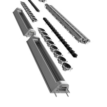 LD System MAUI P900 G Powered Column PA System by Porsche Design Studio in Platinum Grey