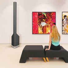 LD System MAUI P900 G Powered Column PA System by Porsche Design Studio in Platinum Grey