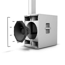 LD System MAUI® 44 G2 W Cardioid powered Column Loudspeaker, White