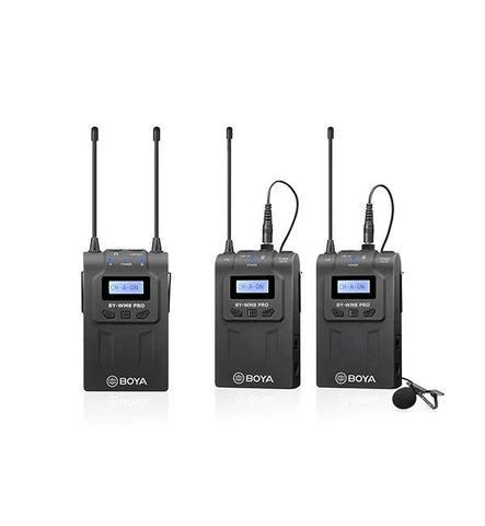 BOYA BY-WM8 Pro-K2 UHF Dual-Channel Wireless Microphone System
