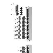 LD System MAUI® 44 G2 W Cardioid powered Column Loudspeaker, White