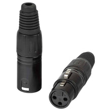 Proel XLR3FVBK XLR 3-Pole Cable Mount Female Plug Black