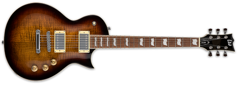 ESP LTD EC-256FM Electric Guitar - Dark Brown Sunburst