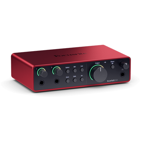 Focusrite Scarlett 2i2 4th Generation 2-in, 2-out USB Audio Interface