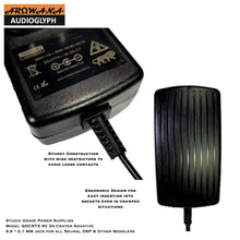 Arowana QDCRTX 12v 3A Center Negative Studio Grade Power Supply with Ferrite Core for Neural Quad Cortex & other Modelers